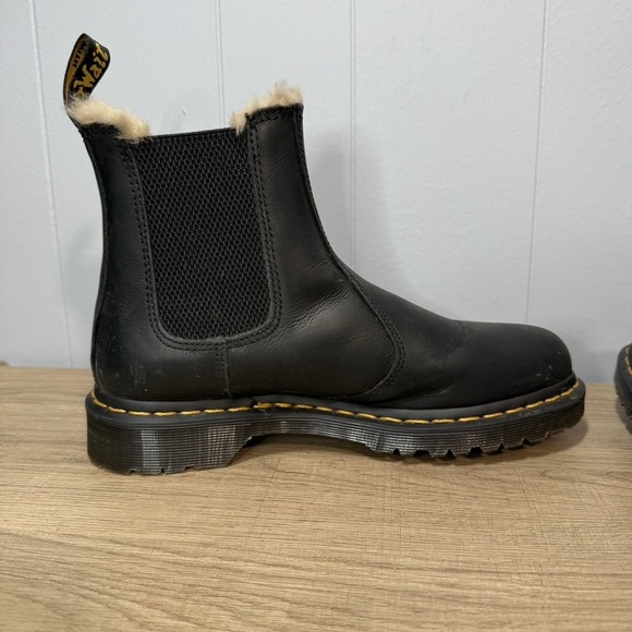 Dr Martens 2976 Leonore Boots Womens sz 8 DMs Docs Faux Fur Lined Winter Warm - Picture 5 of 8